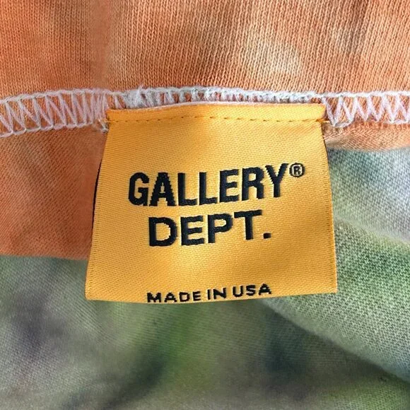 Gallery Dept Multicolor Tie-Dye Freak Show Spiral Logo T-Shirt